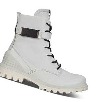 Dámské Boty Ecco Tredtray Mid-cut Buckled Bílé | CZ 53SGL